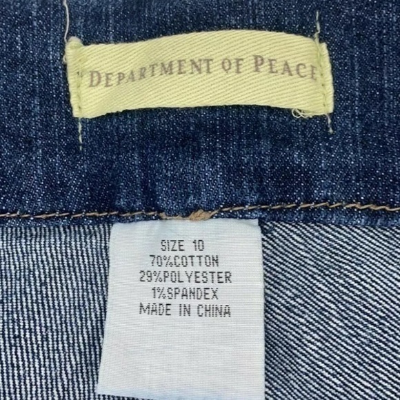 Department Of Peace Women’s Jeans Size 10 Made Big - Picture 4 of 9